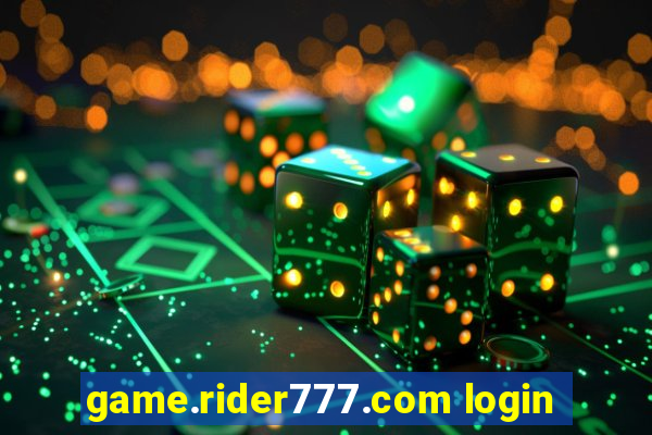 game.rider777.com login